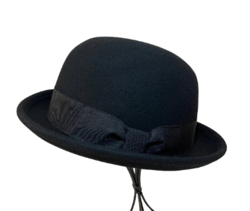 Chapeau melon doux en feutre de laine : design élégant et intemporel Rehaussez votre style avec notre melon doux chic sans effort Acheter maintenant image 7