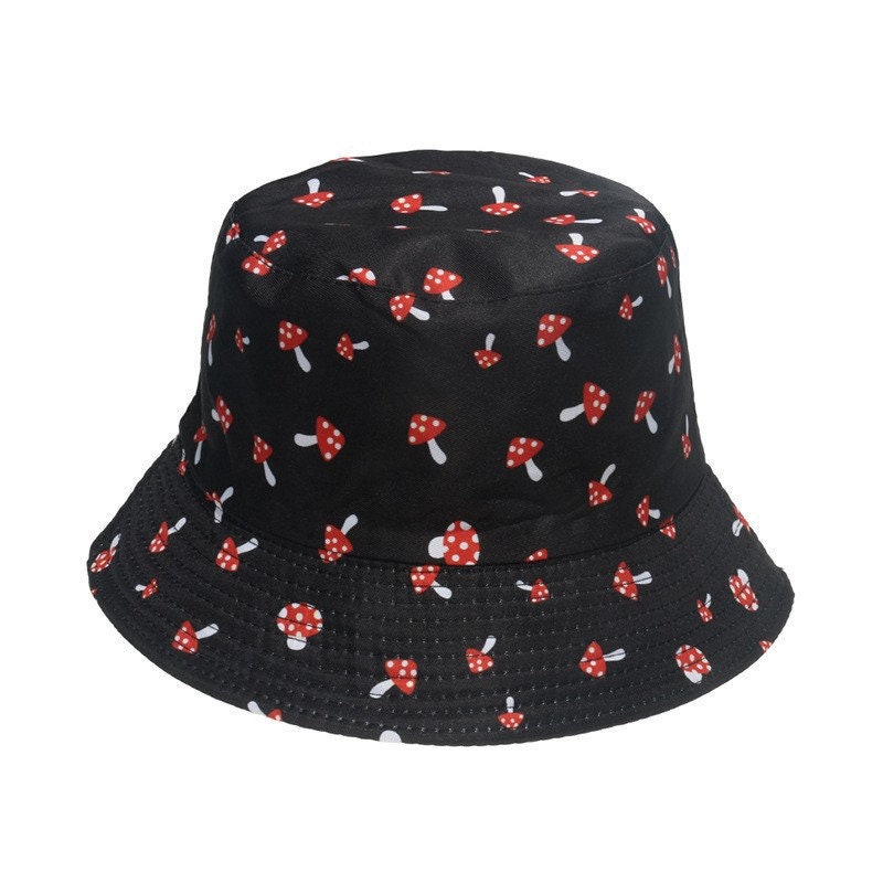 Magia de hongos: Sombrero de pescador reversible unisex con estampado de  hongos, sombrero de pescador de moda para vibraciones de playa con estilo -   México