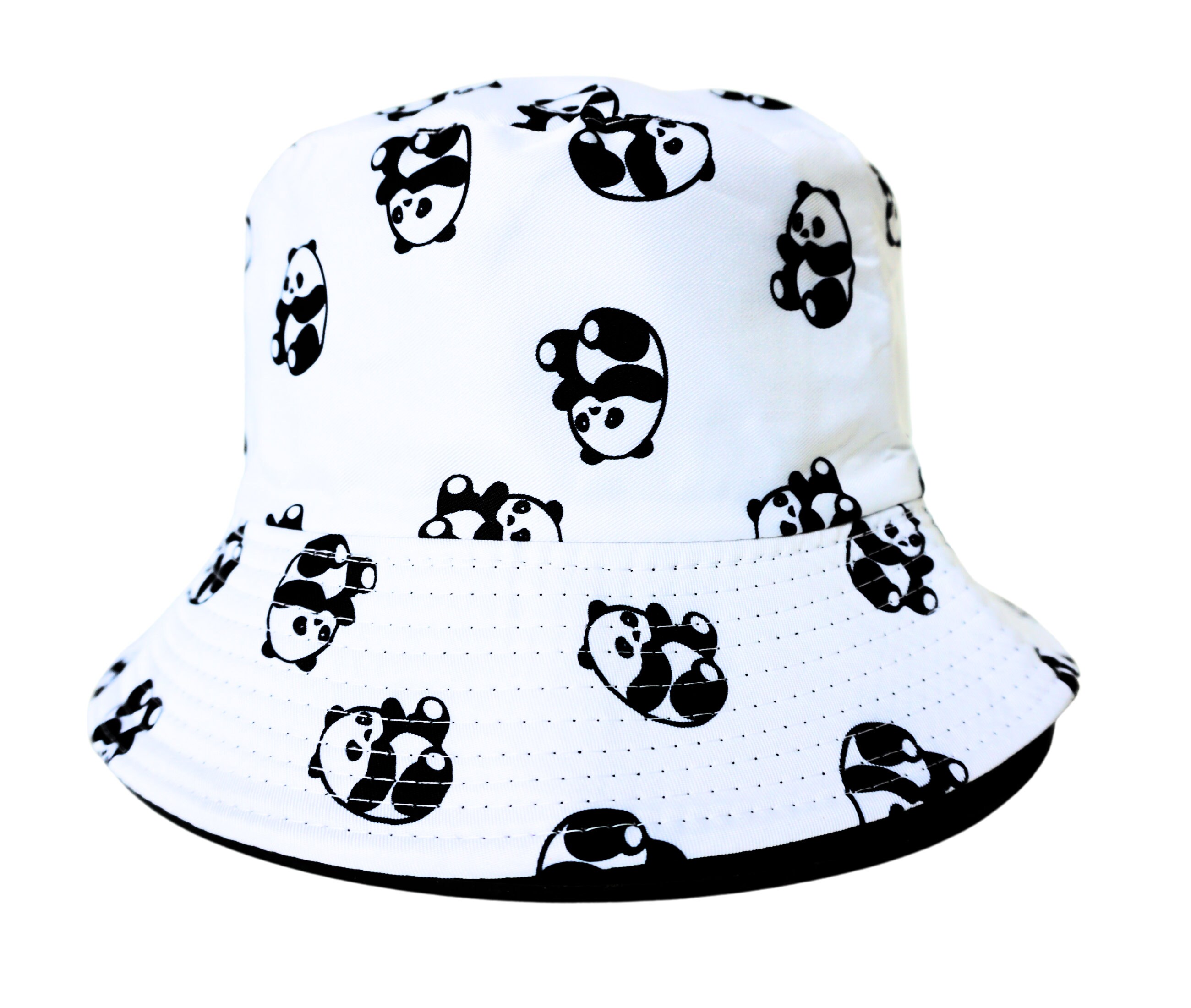 Poppin Panda Bucket Hat, 90's Bucket Hat, Colourful Sun Hat