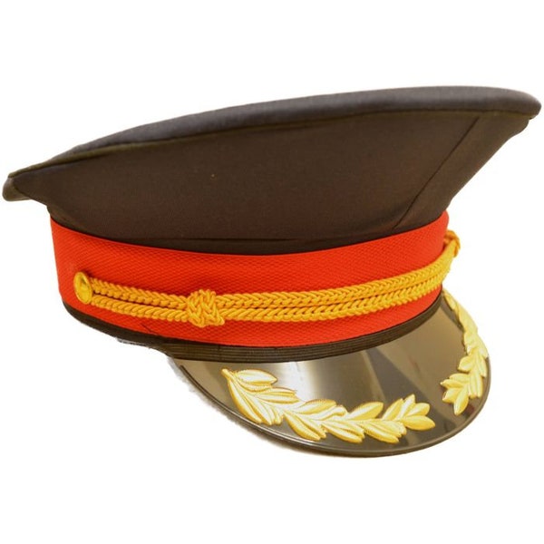 Unisex Army General Military Schirmhut: Vielseitige Caption Cap für Partys & Enthusiasten - Authentischer Military Peak Cap Style