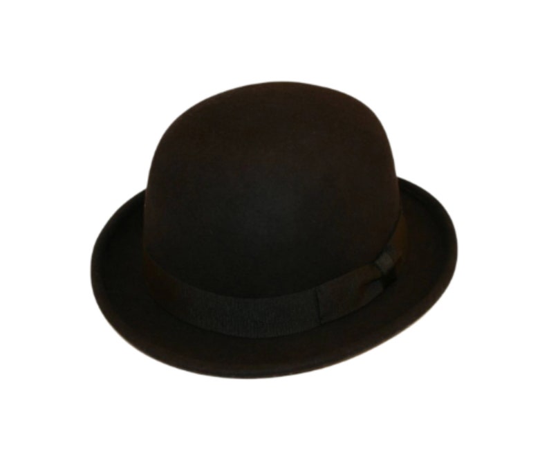 Chapeau melon doux en feutre de laine : design élégant et intemporel Rehaussez votre style avec notre melon doux chic sans effort Acheter maintenant image 6