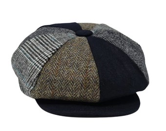 Casquette gavroche grosse pomme Jackson, 8 panneaux multicolores, ajout d'une touche vintage Via Charm Casquette gavroche grosse pomme, style classique, coupe confortable