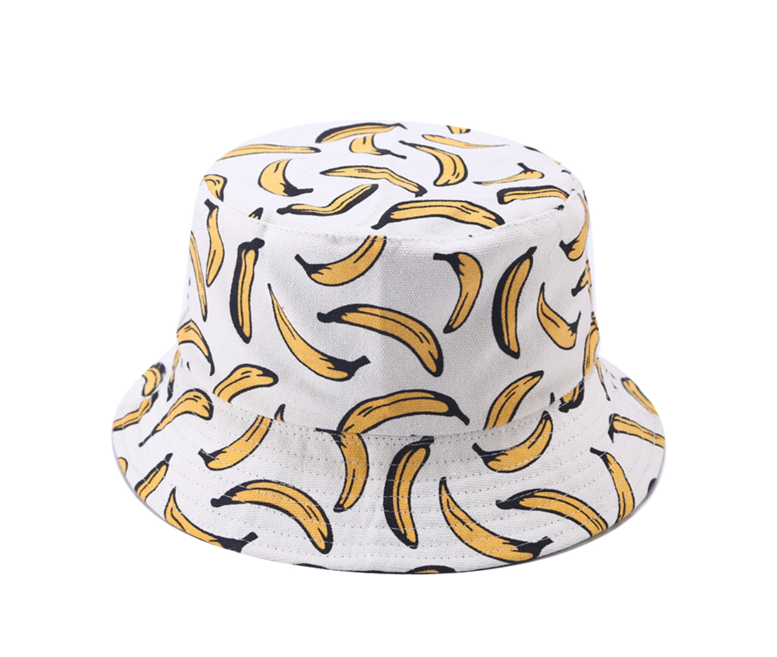 Banana Bucket Hat Reversible Banana Print Pattern Bucket Etsy UK