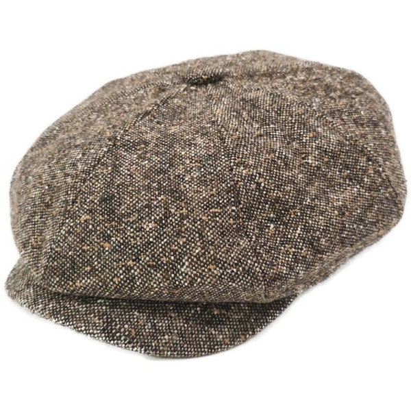 Casquettes Newsboy en tweed à 8 panneaux, à chevrons et décontractées : style vintage intemporel pour les amateurs de cadeaux et de vintage