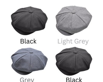 Big Apple Newsboy Cap, Classic Newsboy Cap A Larger Version of the Traditional Design for Men and Women
