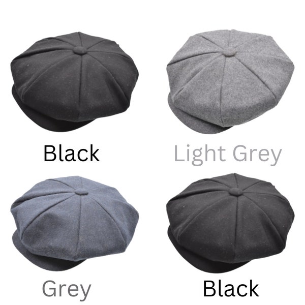 Big Apple Newsboy Cap, Classic Newsboy Cap A Larger Version of the Traditional Design for Men and Women