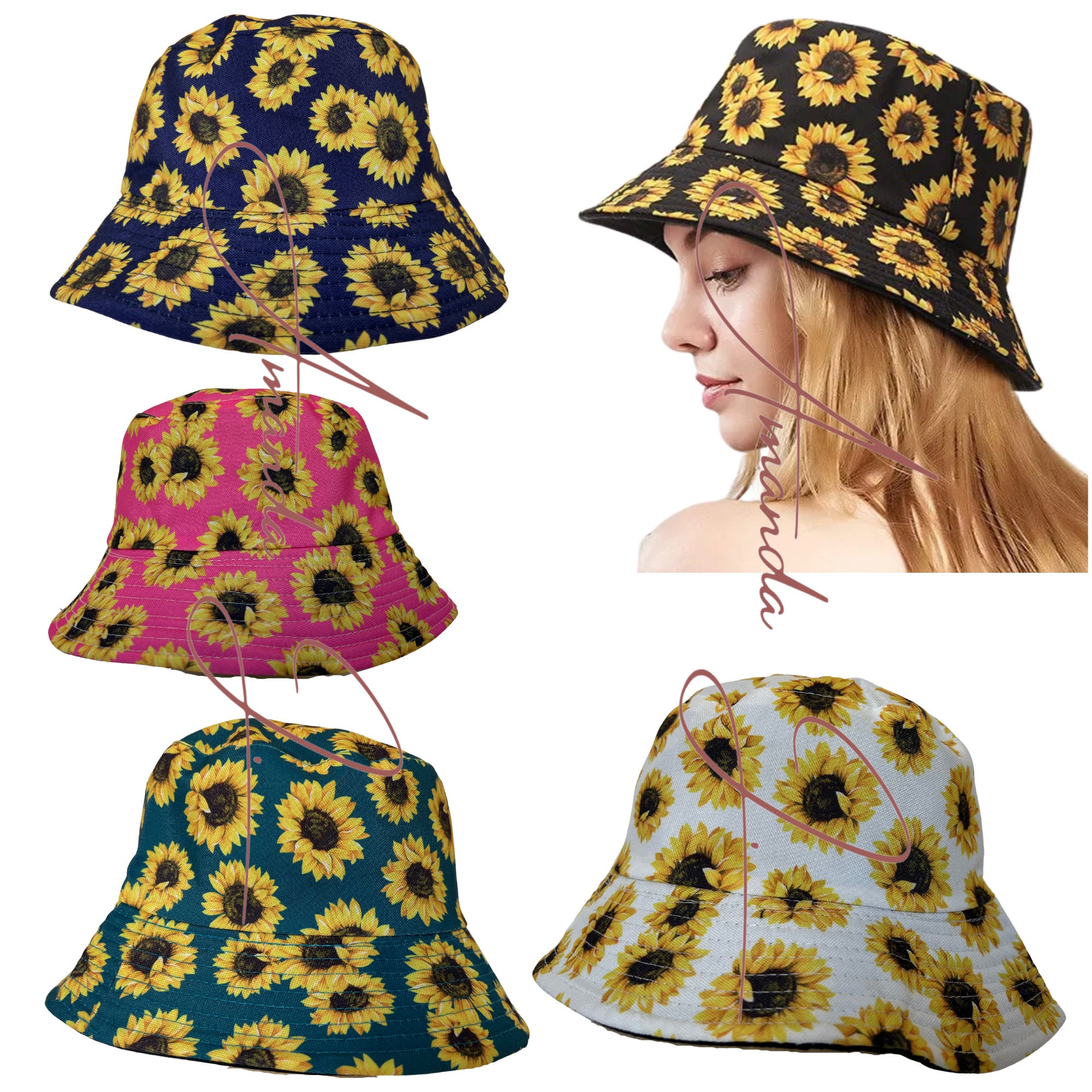 Vintage Floral Pattern Furry Bucket Hat – SugarAndVapor