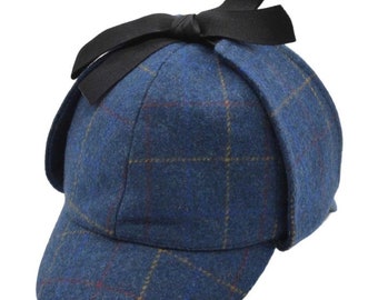 Icon of intrigue: the classic checked design of sherlock holmes' deerstalker hat