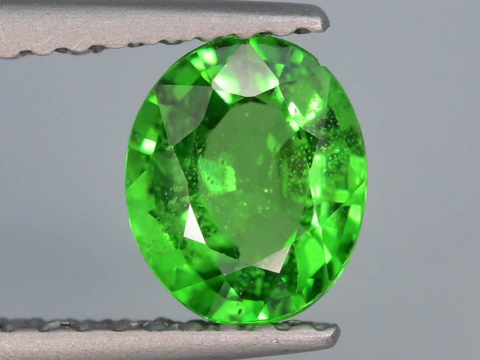 1.00 Ct Leaf Green Tsavorite Garnet | 6.6 X 5.5 X 3.1mm | US Seller - Etsy