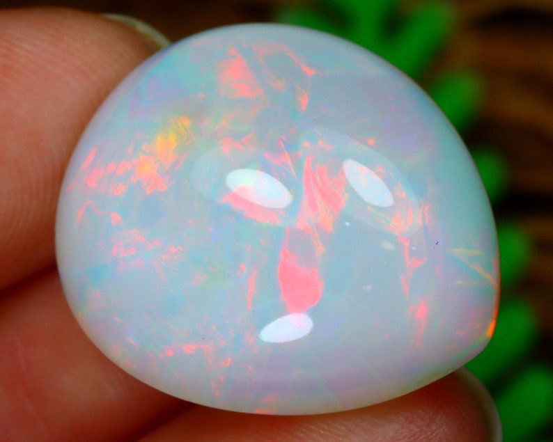 US Seller 21 Cts Chaff Fire Pattern Natural Ethiopian Welo Opal 17.7 X ...