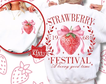 Strawberry Festival 1968 PNG | Coquette Trendy Design (Digital Download)