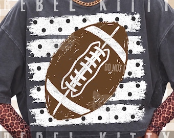 Calcio a pois e righe bianche PNG / Design trendy e civettuolo (Download digitale)