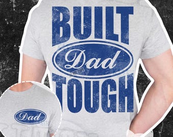 Built Dad Tough PNG SVG | Trendy Dad Design (Digital Download)