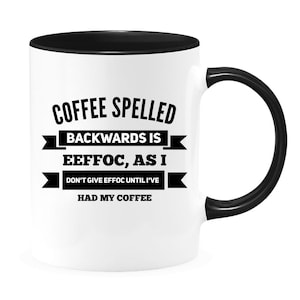I Don&#39;t Give Effocc Until I&#39;ve Had my Coffee Funny Gift 11oz Mug