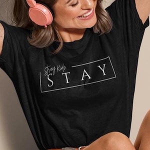 Stray Kids T-Shirt | Stay Fandom Tee | Minimalist K-Pop Shirt | K-Pop Merch for Fans