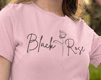 The Rose Black Rose shirt, The Rose shirt, Black Rose shirt, The Rose fan shirt, Black Rose fandom shirt, The Rose kpop shirt