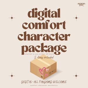 Digital Komfort Zeichen Paket! (Alle Fandoms, digital, schnelle Ergebnisse!)