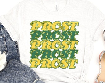 Prost Oktoberfest T-shirt Oktoberfest T-shirt Ölfestival Ölälskare Tysk Tyskland Oktoberfest-outfit Höst T-shirt Tysk Festival