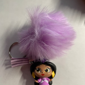 Princess Jasmine from Aladdin Keychain