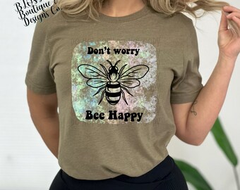 Abeja feliz 300 DPI PNG