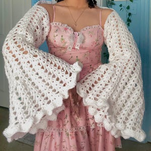 Crochet Bell Sleeve Bolero