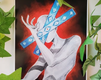 Impresión de arte de ángel - 8,5 x 11