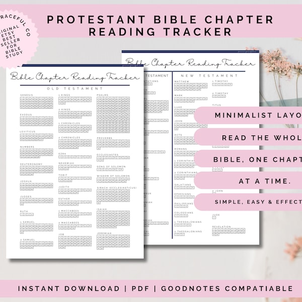 Protestant Bible Chapter Tracker