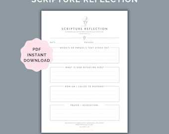 Scripture Reflection Printable