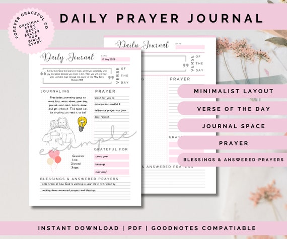 Daily Prayer Journal Printable Template