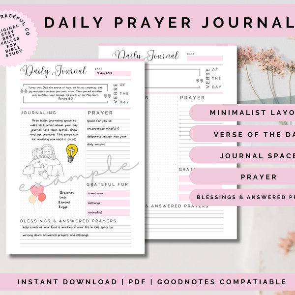 Daily Prayer Journal Printable Template