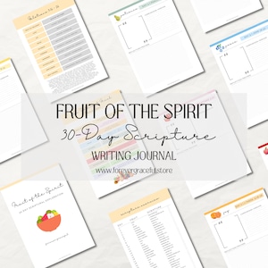 Fruits of the spirit 30 day Bible study