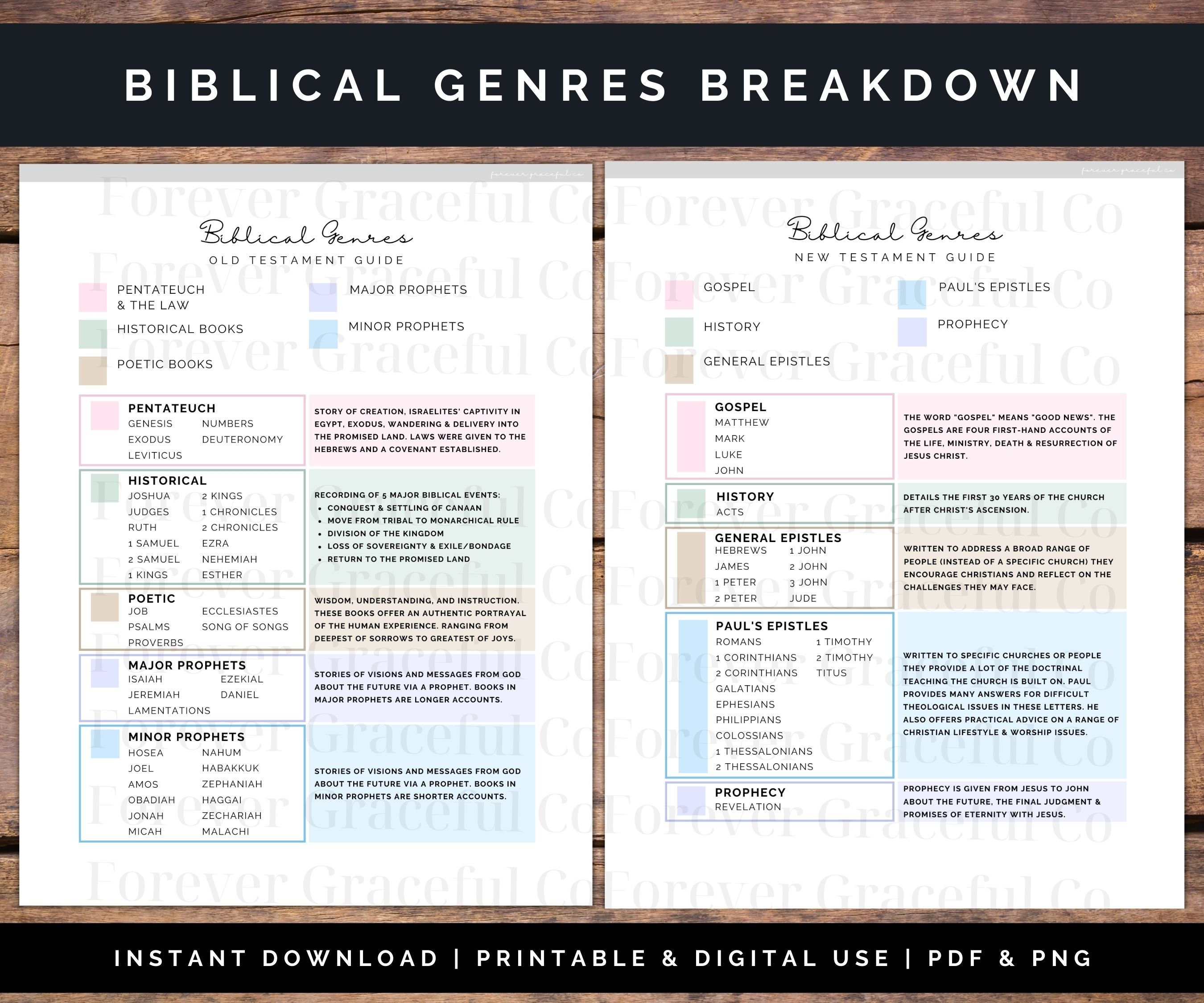 bible-genres-breakdown-printable-template-etsy
