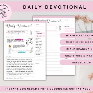 Daily Devotional Journal Printable image 1