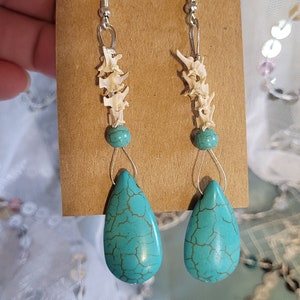 Rattlesnake Vertebrae Earrings