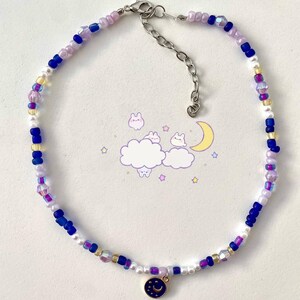 Moonlight necklace 15 inches adjustable