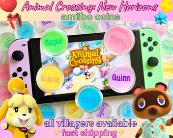 ACNH Amiibo Coins - All Villagers Available