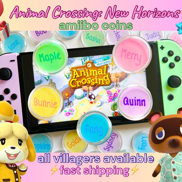 ACNH Amiibo Coins - All Villagers Available