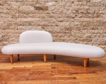 Ottoman Sofa - Handmade Sofa, Feather Soft Sponge Sofa, Handmade Furniture, Long Seat, Living Room Sofa