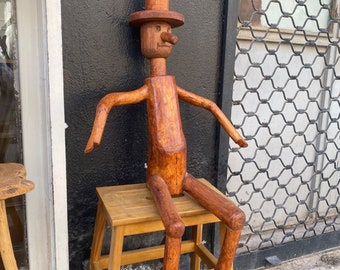 Handmade Wooden Pinocchio - Special Production