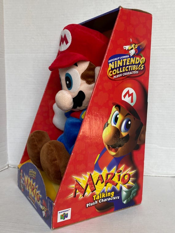 Talking mario plush on sale