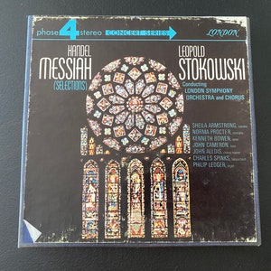 Handel Messiah Selections Leopold Stokowski Reel to Reel Tape 4Track 7 1/2 IPS