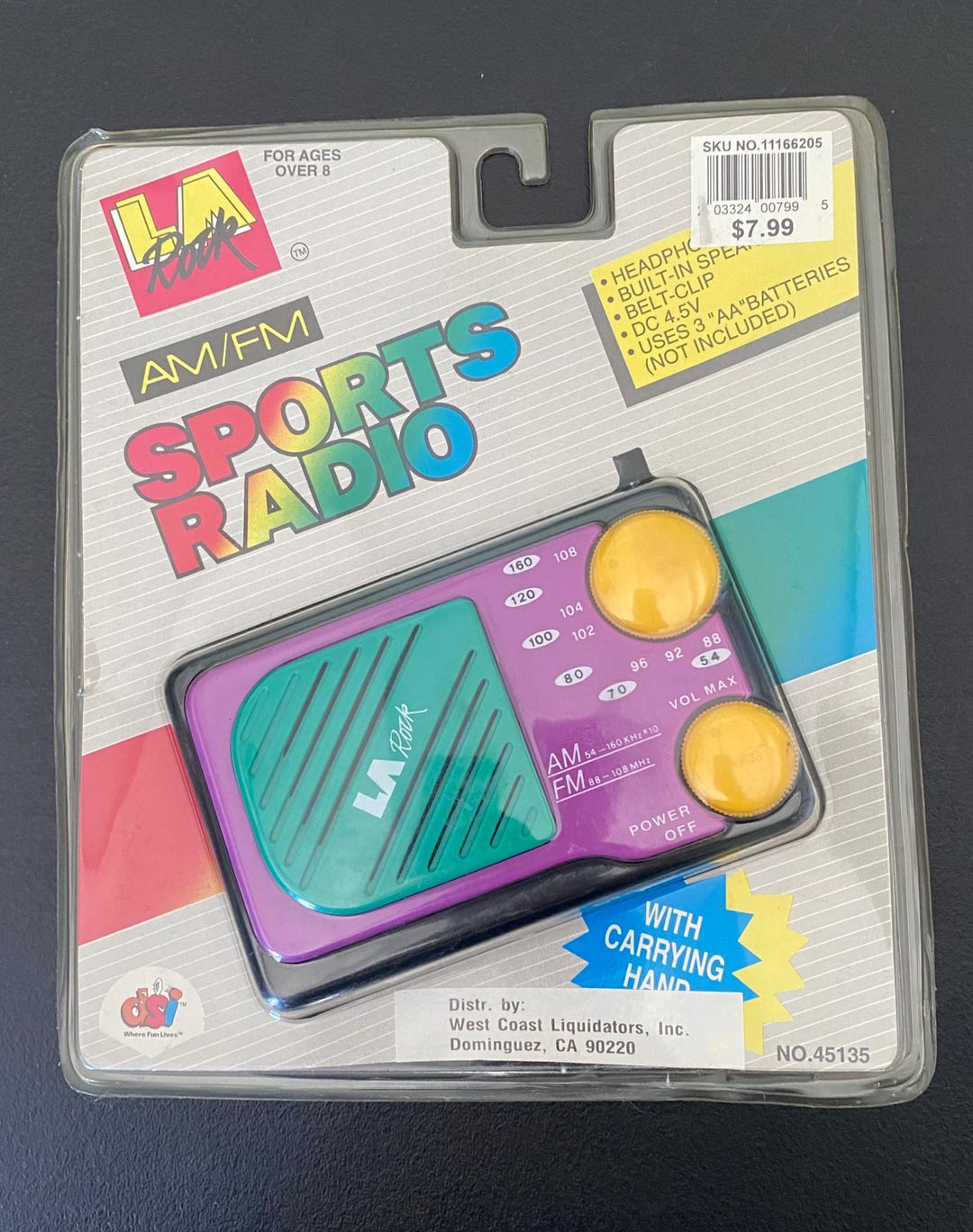 Vintage LA Rock AM/FM Sports Radio - Etsy