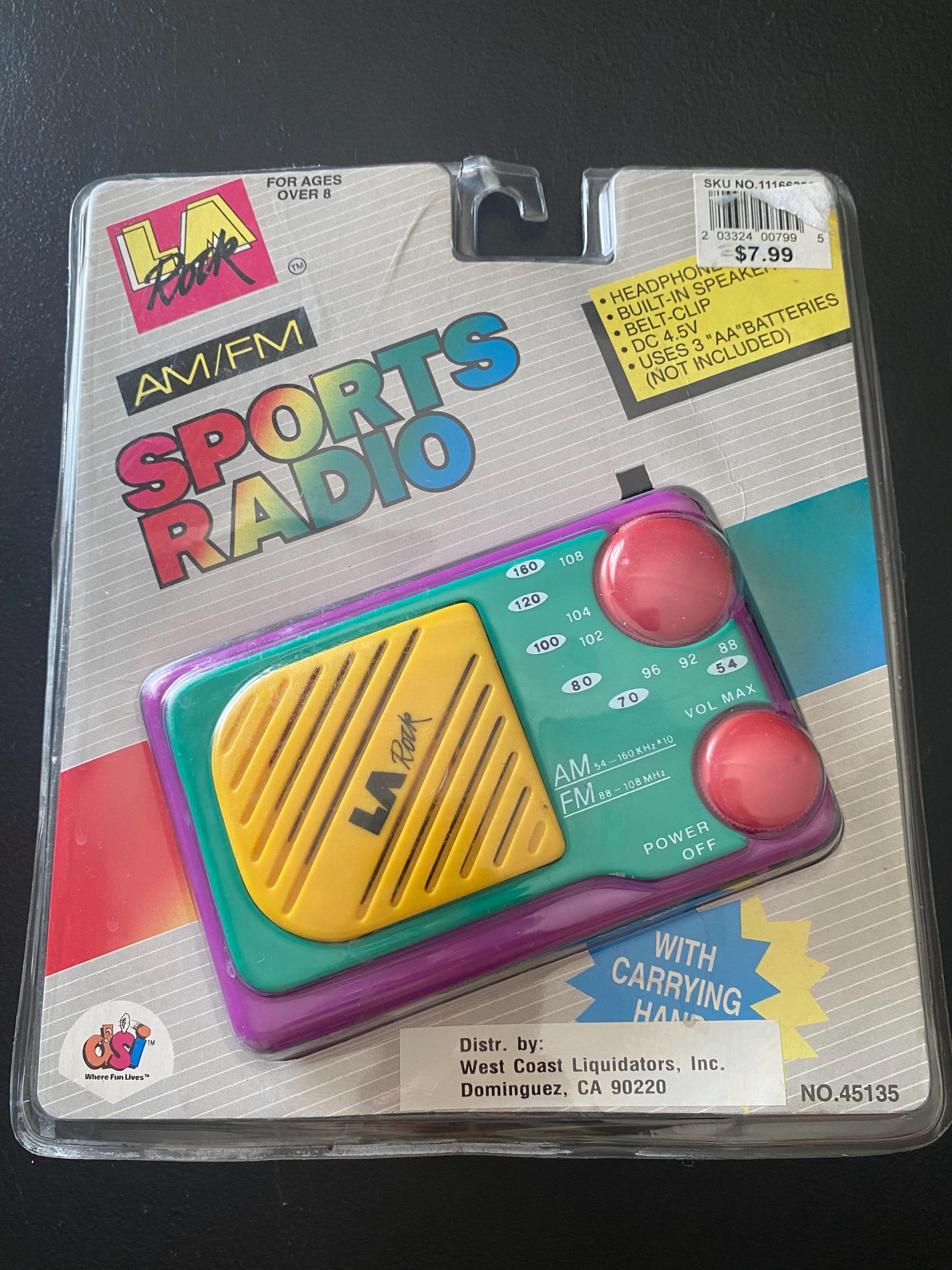 Vintage LA Rock AM/FM Sports Radio - Etsy