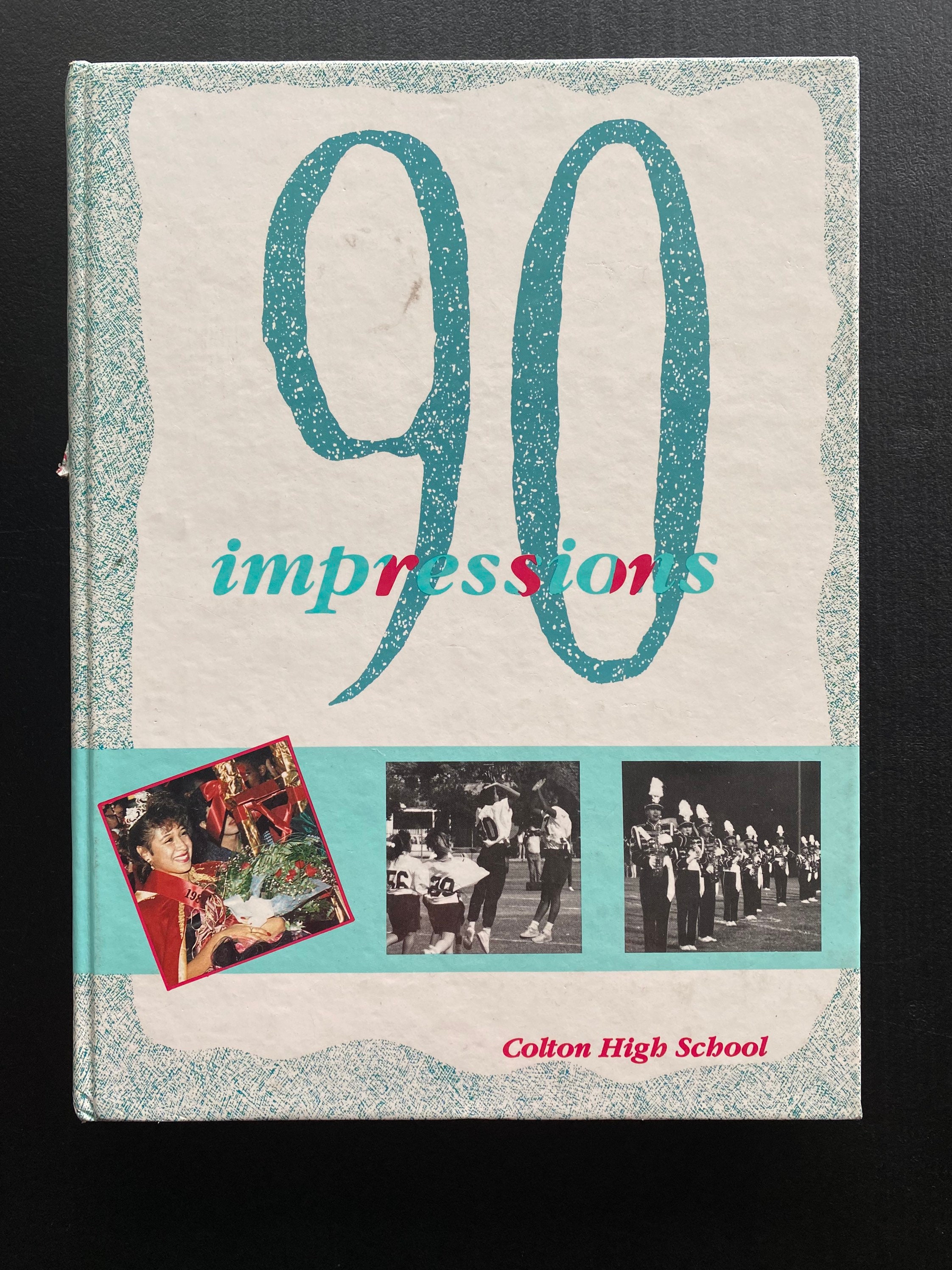 Colton High School 1990 Yearbook Impressions California Etsy