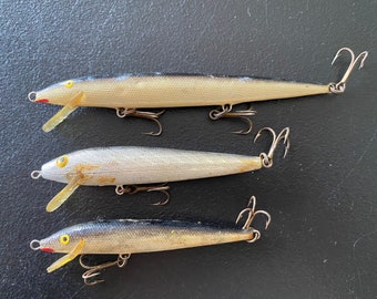 Lot Of 3 Vintage Original RapalaFloating Finland Fishing Lures
