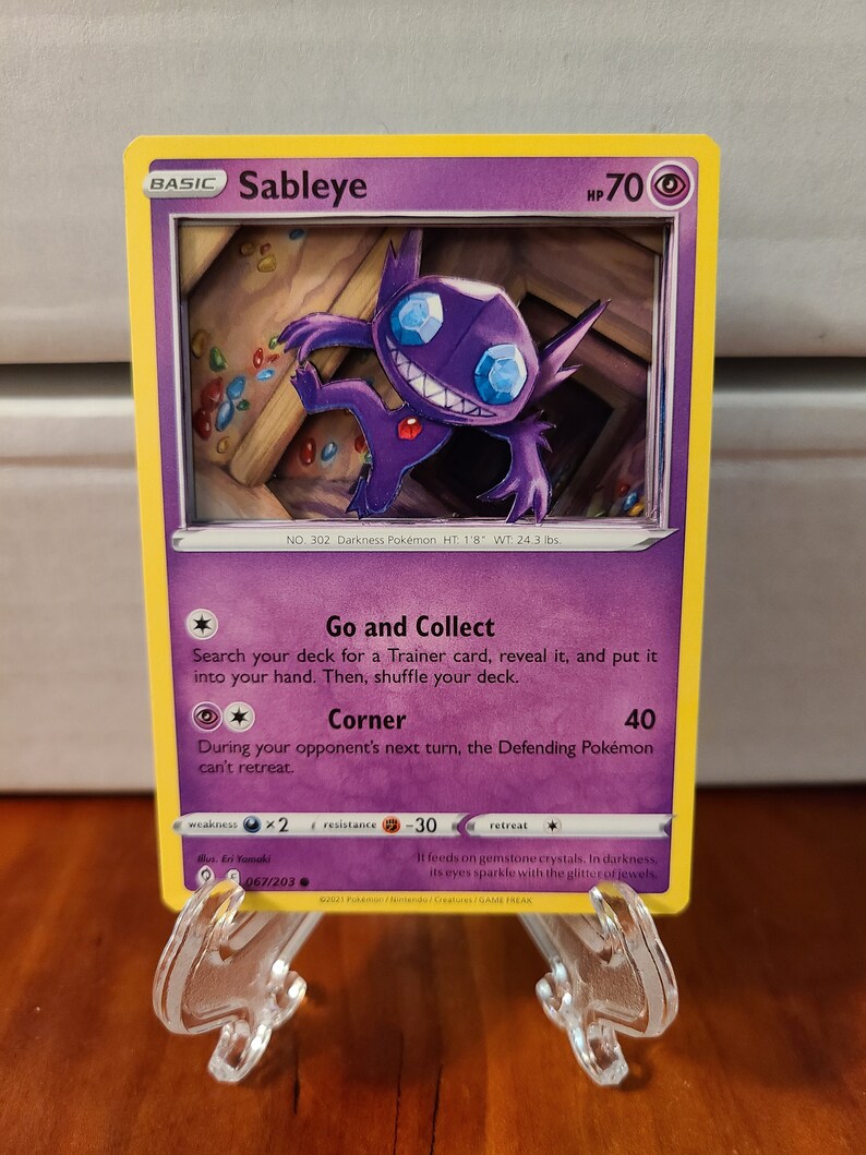 Pokemon TCG Custom 3D Card - Sableye - dral.regionlima.gob.pe