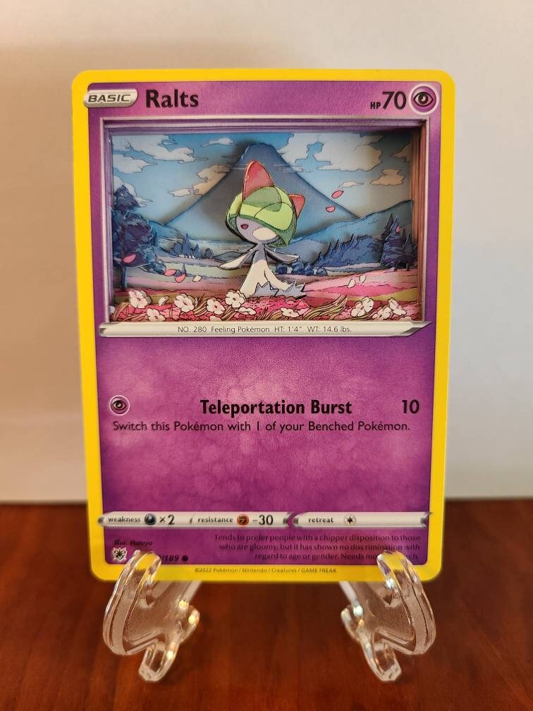 Pokemon TCG Custom 3D Card - Ralts
