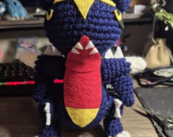 Crochet Garchomp Plush