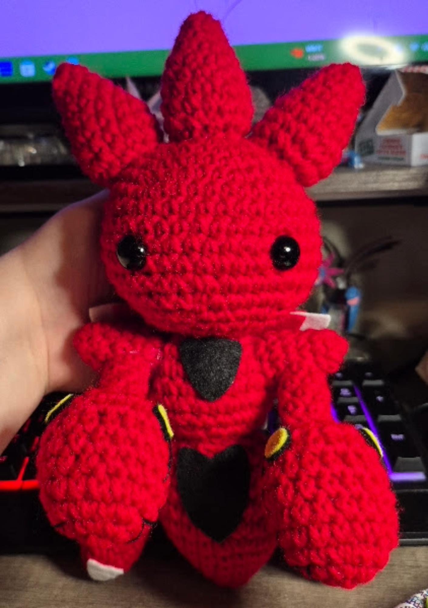 Crochet Scizor Plush - Etsy