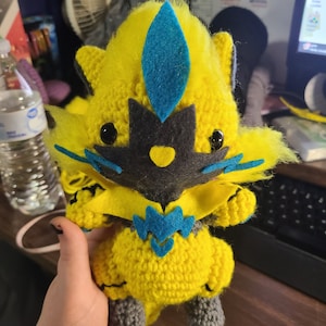 Crochet Zeraora Pattern